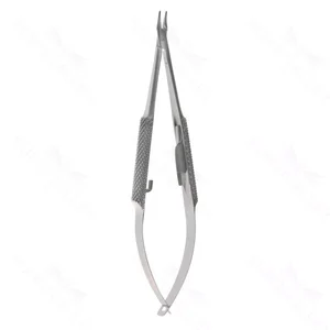Anis needle holder 5 extra delicate curved jaws round handle, without lock – surgivalley (003210385)