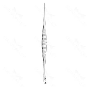 Extrator de Comedões Saalfield 4 1/4 com Lanceta de Acne para Hardware e Acessórios Cirúrgicos Dérmicos