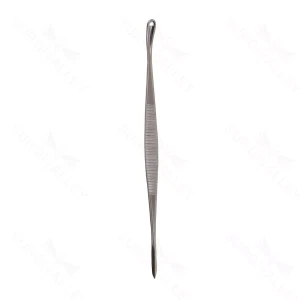 Extrator de Comedões Saalfield 5 3/4 com Lanceta de Acne para Hardware Cirúrgico Dérmico