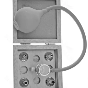 Conjunto Completo de Amplificador Auricular Vidro Claro para Aparelho Diagnóstico de Otorrinolaringologia