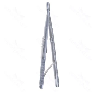 Castroviejo Needle Holder Curved 18.0 cm (7") TC (Gold Handle) – surgivalley (003120002)