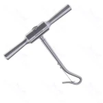 Gigli saw handle, t-shaped with snap lock, sold as a pair