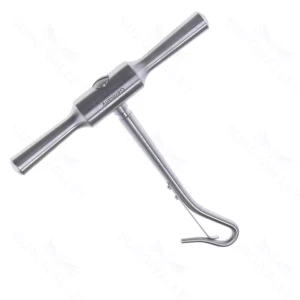 Gigli saw handle, t-shaped with snap lock, sold as a pair – surgivalley (023210001)