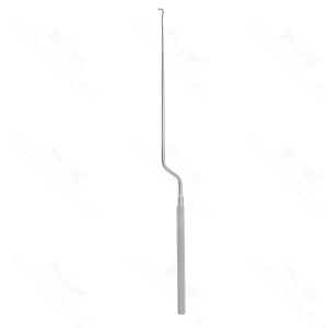 Hardy enucleator 9 1/2 bayonet shaft working length 120mm curved left micro 2.4mm wide blade r 5.0 cm (2") – surgivalley (999120089)