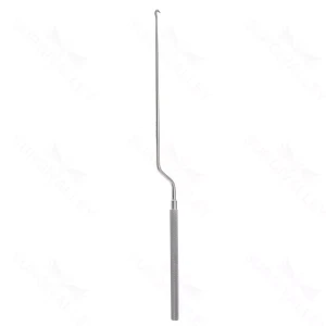 Hardy enucleator 9 1/2 bayonet shaft working length 120mm curved right micro 2.4mm wide blade " 5.0 cm (2") – surgivalley (999120090)