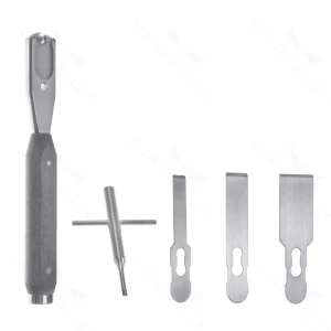 Interchangeable Chisel Blade Set for Orthopedic Osteotomy and Bone Resection Procedures – surgivalley (090120022)