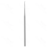 Hough oval window excavator 6 1/4 straight heavy shaft angled left tip round handle 15.0 cm (6.0)