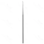 Hough oval window excavator 6 1/4 straight heavy shaft angled right tip round handle 15.0 cm (6.0)