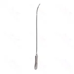 Sims uterine sound 13 malleable shaft," inch scale flat handle," sterling silver 2.5 cm (1")