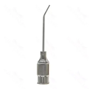 Angled Surgical Cannula for Ophthalmic Procedures with Lightweight Grip and Non Glare – surgivalley (016120029)