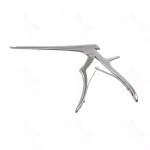 Sella punch rongeur working length 200mm, thin footplate angled up 40° 1.0mm titanium nitride bite 9.0mm opening small handle