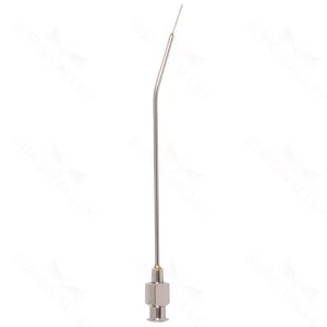 Tonsil needle 3 7/8 angled 23 gauge 13.0mm needle extension 7.5 cm (3") – surgivalley (084120016)