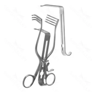 Retractor carotídeo Henley de 6 1/2", mod Weitl, 3 hojas centrales – surgivalley (005210768)