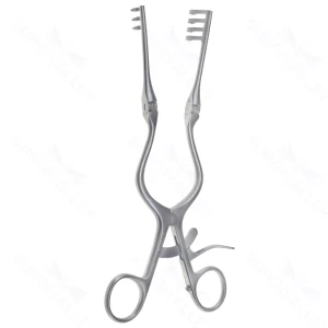 8 Weitlaner Retractor with hinged arms 3×4 sharp prongs – surgivalley (005210484)