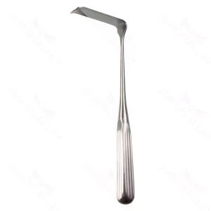 Retractor de Sauerbruch 9" hoja ancha de 2 7/8" x 3/4" con mango cuadrado – surgivalley (005210428)