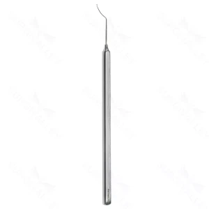 Lewicky Lens Manip Hook - curved blnt tip 0.15mm dia – surgivalley (005211303)