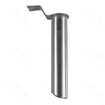 Retractor tubular MIS de titanio 18mm x 9cm biselado