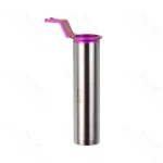 Retractor tubular MIS de titanio 22mm x 9cm biselado