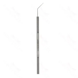 Knolle iris hook 4 3/4 straight shaft 0.5mm blunt hook round handle – surgivalley (002210244)