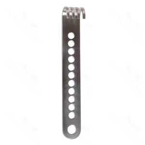 Langt retraktorblad til første incision, kun blad, 1" bredt x 1 1/2" dybt – surgivalley (005210549)