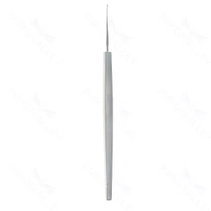 Tyrell iris/skin hook 5 1 blunt prong 2.0mm wide flat handle – surgivalley (002210246)