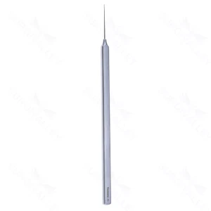 Sinskey II lens manipulating hook 4 1/2 straight shaft 0.2mm diameter blunt tip round handle titanium – surgivalley (002210248)