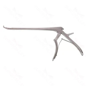 Foraminotomy rongeur working length 250mm curved up 70° shaft angled up 40° 4.0mm bite small handle (011211330)
