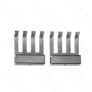 Cuchillas laterales Henley de 4 púas romas, profundidad de 1" – surgivalley (011210220)