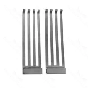 Cuchillas laterales Henley de 4 púas romas, profundidad de 3" – surgivalley (011210222)