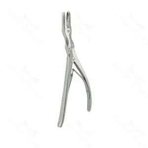 Urschel-Leksell 咬骨钳 11 1/2英寸 双动 curved 钳口 8.0mm x 15.0mm 咬合面，弹簧手柄 – surgivalley (011210188)