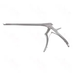 Kerrison micro rongeur working length 200mm, thin footplate angled down 40° 3.0mm bite 9.0mm opening small handle
