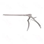 Kerrison micro rongeur working length 200mm, thin footplate angled up 40° 5.0mm bite 9.0mm opening small handle