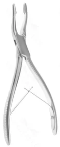 Jansen bone rongeur 7 curved jaws 4.0mm bite, spring handle – surgivalley (011210138)