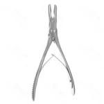 Ruskin-mini rongeur 6 double-action straight jaws 4.0mm bite, spring handle