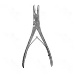 Ruskin-mini rongeur 6 double-action curved jaws 4.0mm bite, spring handle