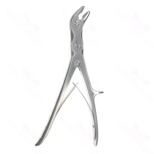 Stille-Luer-Echlin rongeur 9 double-action angled jaws 5.0mm wide bite, spring handle – surgivalley (011210184)