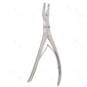 Leksell 咬骨钳 9英寸 双动，slightly curved 钳口 5.0mm 咬合面，弹簧手柄 – surgivalley (011210187)