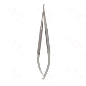 15cm Scissors curved 13mm vannas 8mm diameter – surgivalley (002210999)