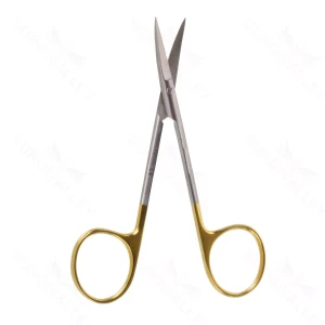 Iris Surgical Scissors SuperCut Curved 11.4 cm (4.5) – surgivalley (002210483)
