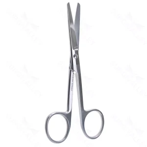 Tijeras desechables para suturas de 4 1/2" dentadas rectas B/B – surgivalley (055210021)