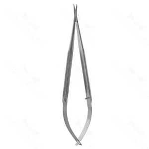 4 3/4" dissektionssaks rund håndtagsdiameter 7mm lige 8mm blad – surgivalley (002211011)