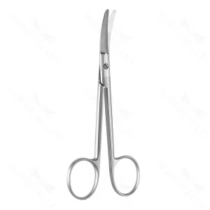 5 Foman Nasal Scissors saber back blades curved