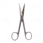 5 O.R. Scissors Stainless Steel straight