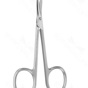 5 Shark-Edge Stevens Scissors large rings curved – surgivalley (002210510)