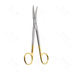 Kaye Surgical Scissors Curved 17.1 cm (6.7) TC (Gold Handle) – surgivalley (002210474)