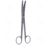 Doyen abdominal scissors 7 curved blades blunt tips ring handle