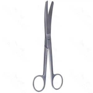 Doyen abdominal scissors 7 curved blades blunt tips ring handle – surgivalley (002210332)