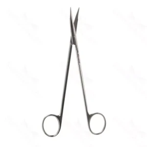 7 Reynolds Dissecting Scissors slightly curved blades serrated – surgivalley (002210602)