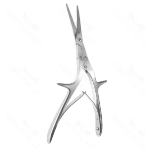 Seiler (Gorney) 鼻甲剪刀 6 1/2英寸 重型 angled shanks 直刃 钝头 环柄
