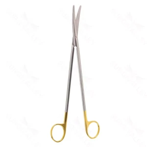 Tijeras Metzenbaum 9" Golden Grip dentadas regulares – surgivalley (002210433)
